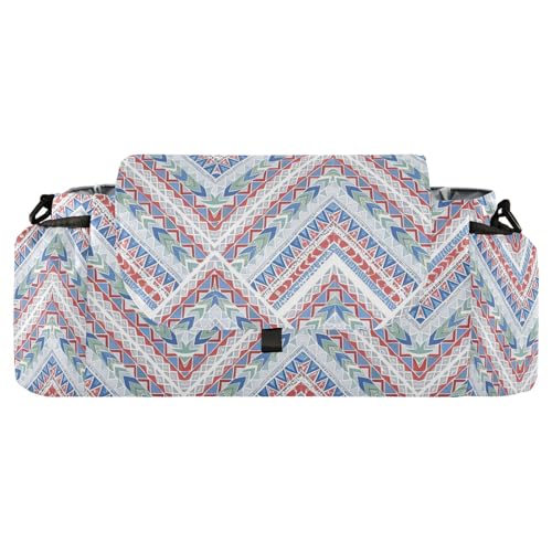 miaozhen Boho Red Blue Irregular Texture stroller cup holder organizer stroller diaper caddy accesorios accesorios para coche de accesorios para carro