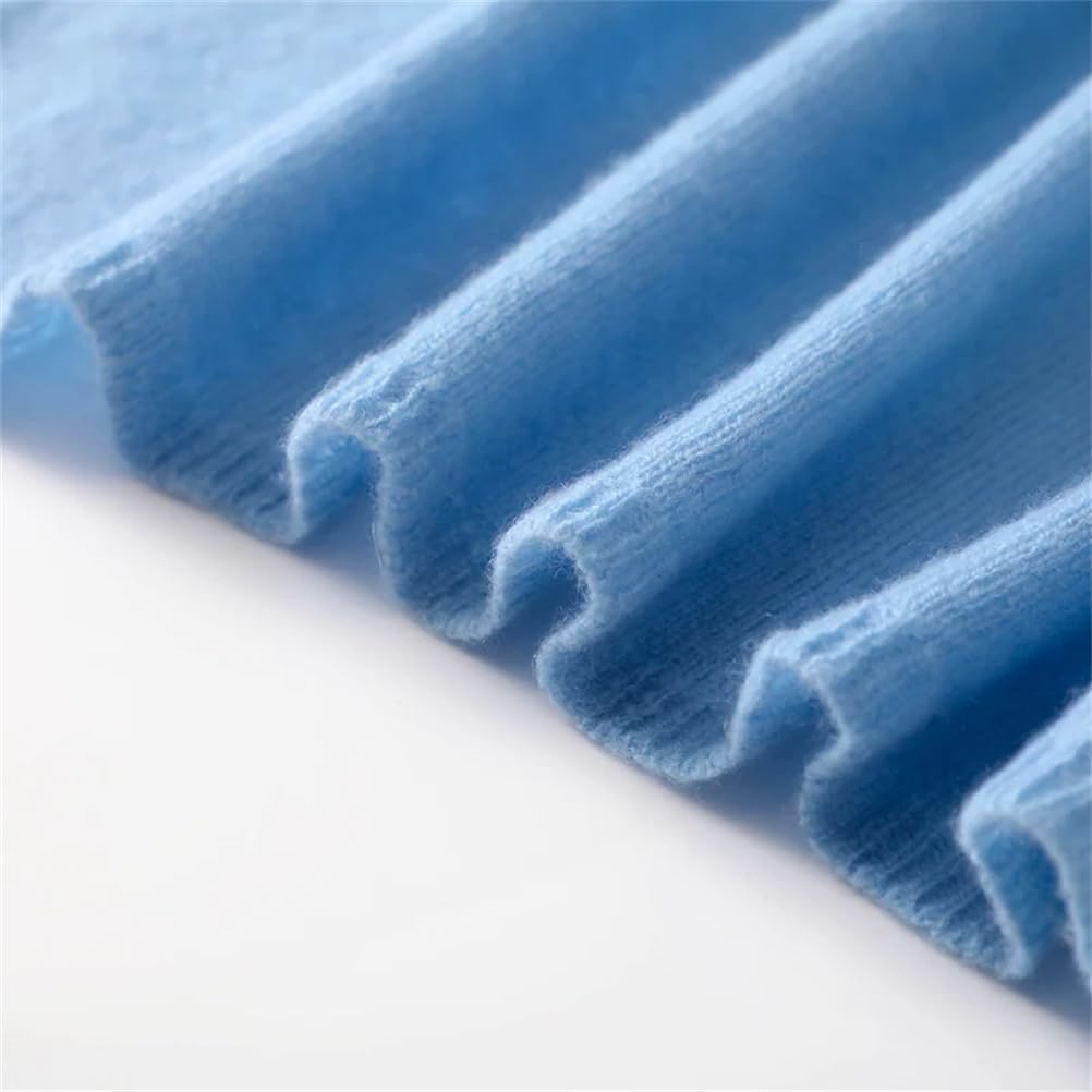 Écharpe tricotée unisexe douce de couleur unie pour hommes et femmes Écharpe tricotée solide pour l'hiver