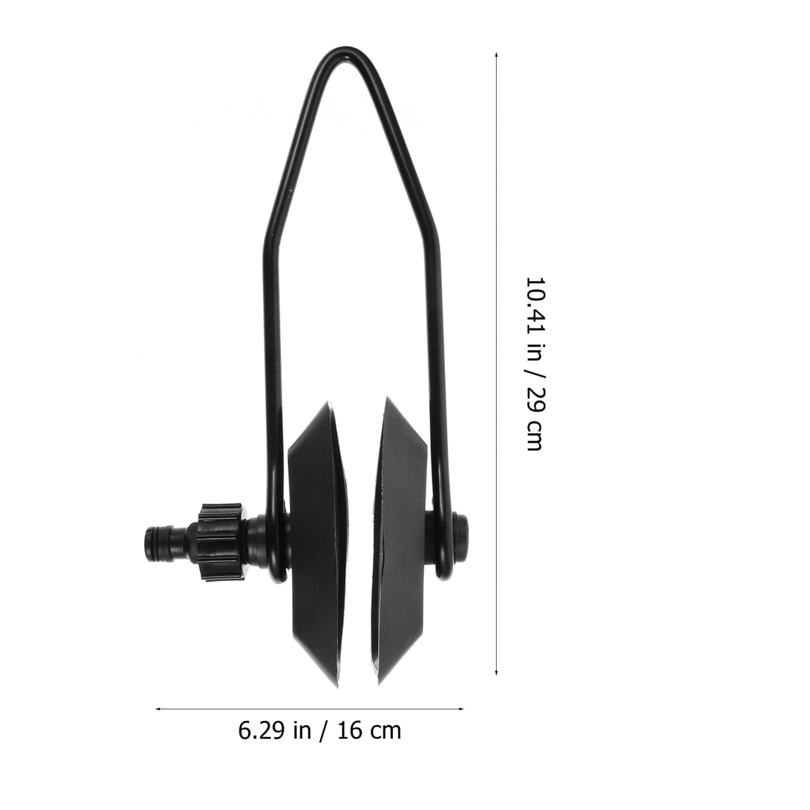 ifundom 1 Stück Universal Marine Flusher Sump Außenbordmotor Wasserspüler Außenbordmotorreiniger Marine Motor Flusher Bootszubehör Motorreinigungszubehör Spülmuffen Schwarz Abs