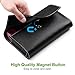Sukuos Weekly Pill Organizer 4 Times a Day with PU Leather Case, Large 7 Day Pill Box (Morning Noon Eve Bed), Daily Pill Case for Vitamin/Fish Oil/Supplements