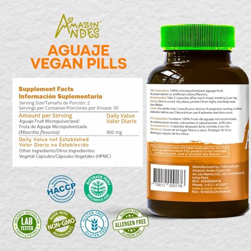Natural Choice, levii capsulas Marca AMAZON ANDES HEALTHY · SUSTAINABLE · FAIR (2)