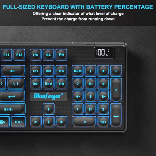 Teclado Gamer BlueFinger Conectividad USB miniatura 2
