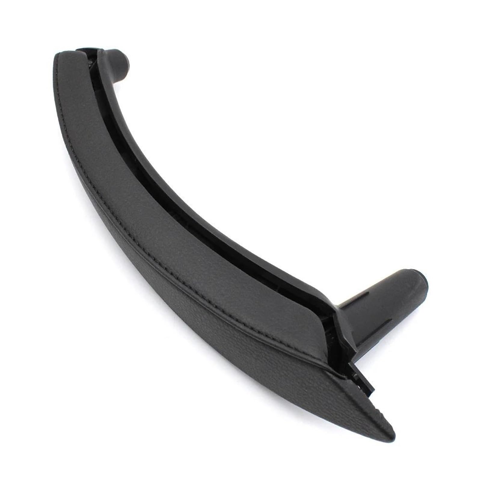 JTWMTY Interior Car Left Right Door Pull Handle with Leather Cover Trim Replacement for BMW X5 X6 E70 E71 E72 07-13(Right Black2)