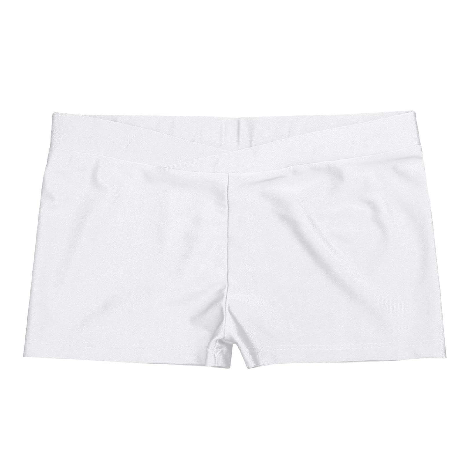 Agoky Shorts De Sport Enfant Fille Respirant Pantalon Court Short De Bain Legging Court De Danse Yoga Gymnastique 2-14 Ans