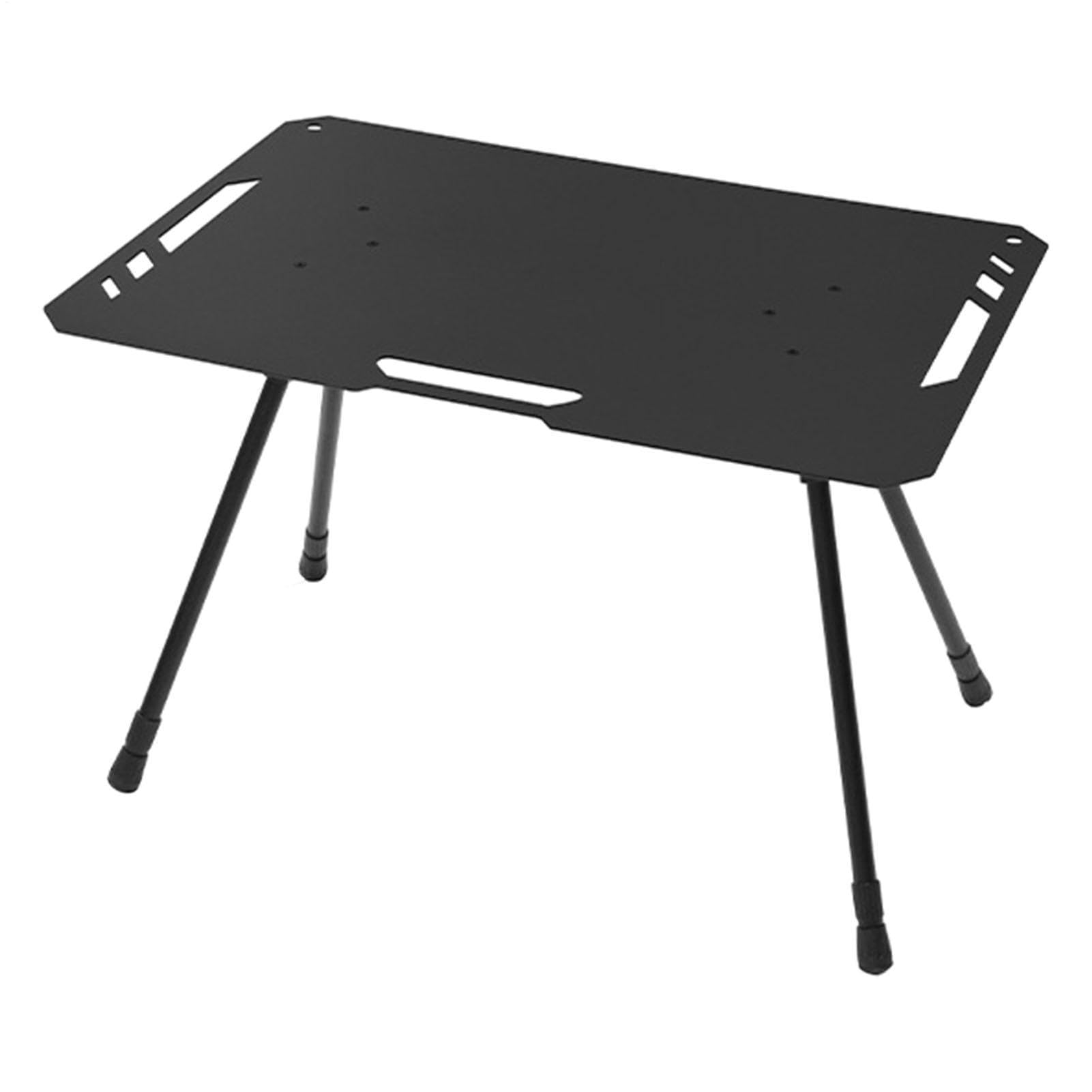 Przenośny stół piknikowy | Aluminiowy składany stół kempingowy na zewnątrz | kompaktowy i gładki składany stół na plażę, grill, taras, podróże, imprezy, piknik