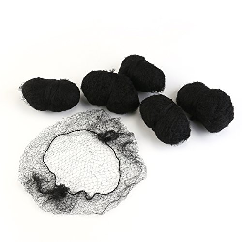 Tinksky 100pcs Hair Nets Invisible Elastic Edge Mesh Dress-up Accessories (Black)