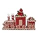 Kurt Adler 7.5-Inch Battery-Operated Gingerbread Junction LED Train Table Piece