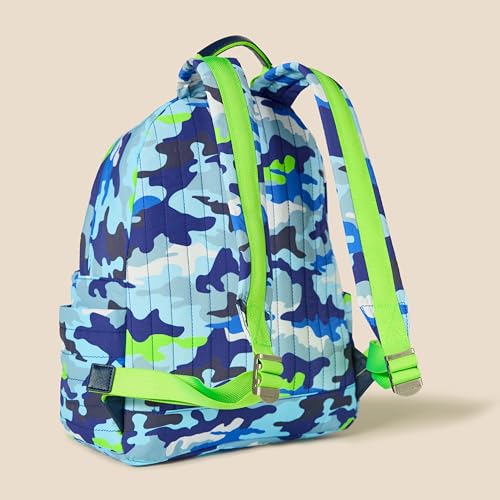 Image of Amazon Essentials Unisex Kids' Backpack for Boys and Girls, Sky Blue Crazy Camo, One Size | Nylon
