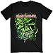 Iron Maiden T-shirt Final Frontier zielony pasek logo oficjalne męskie czarne, Czarny, L