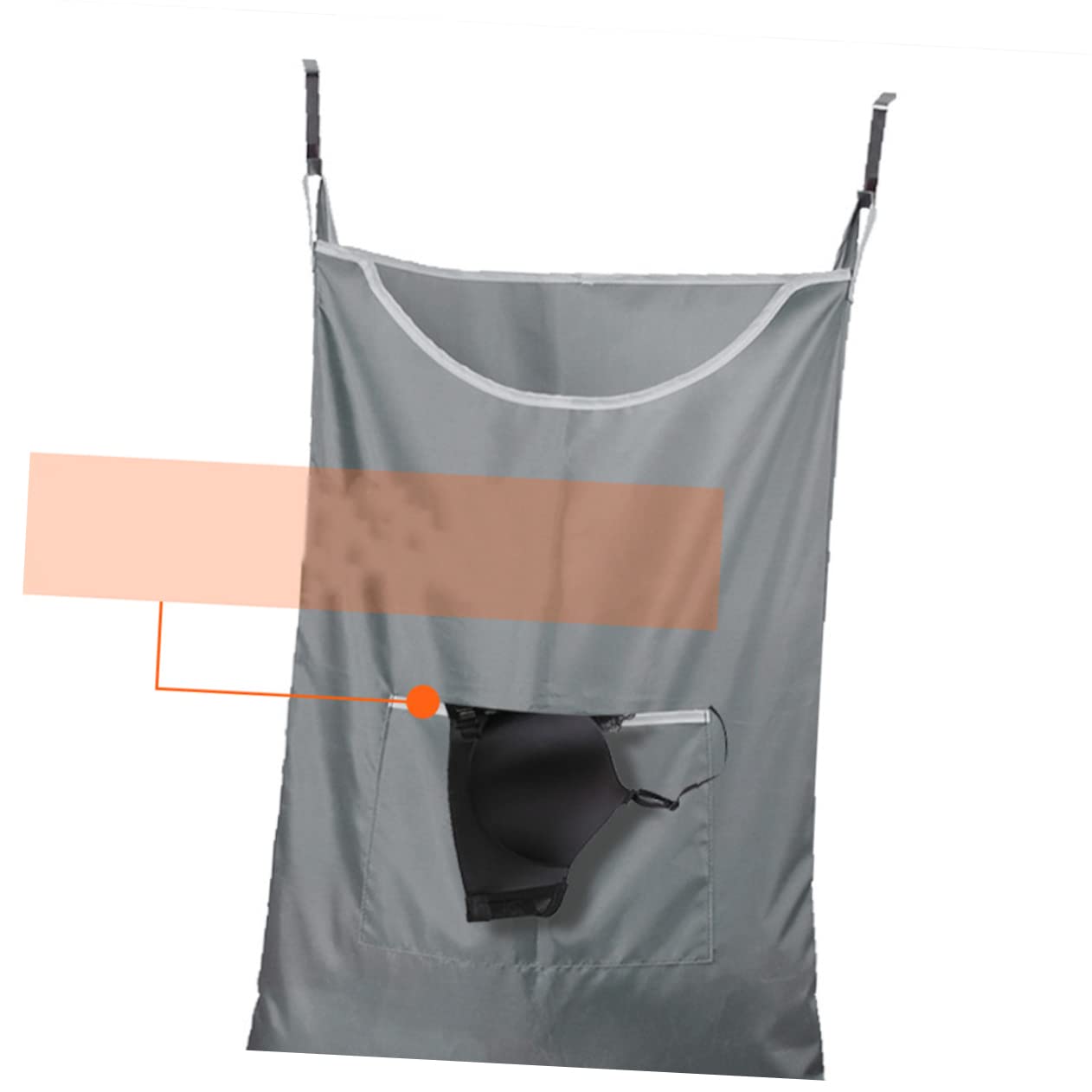 MAGICLULU 3 Pezzi Borsa Per Bucato Da Bagno Facile Da Spostare Con Manici Borsa Grigia Per Appendere I Vestiti