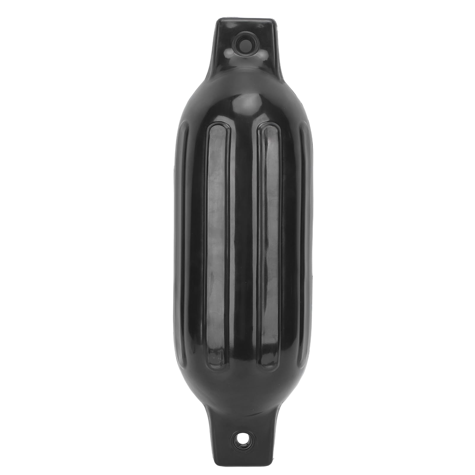 2 parabordi per imbarcazioni, 5,5 x 20 Pollici, parabordo Pneumatico Gonfiabile con Occhielli Doppi, Adatto a Yacht, Barche da Pesca e Barche a Vela, in PVC Nero, parabordo Marino