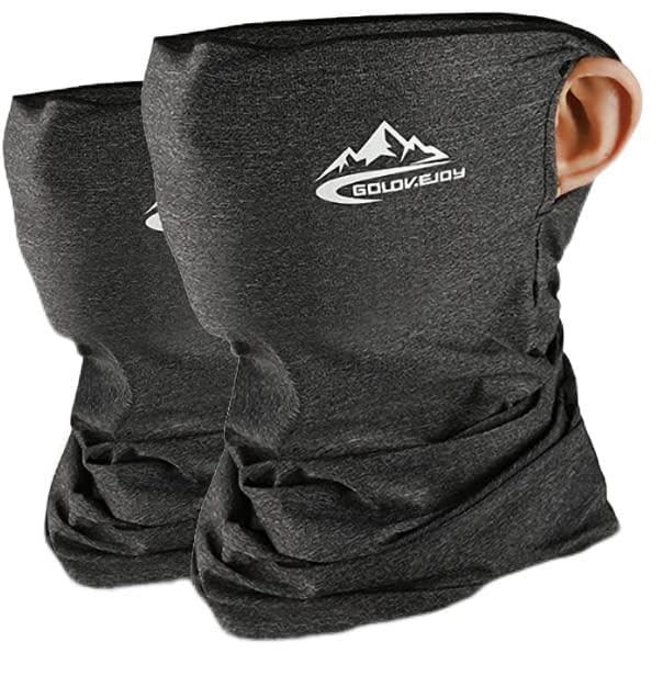 Neck Gaiter Balaclava Face Mask - Breathable Men Sun Protection Masks with Ear Loops is a Ski, Running, Cycling Equipment, also is Warmer Scarf, Motorcycle Bandana Cover and Cooling Fishing Headband