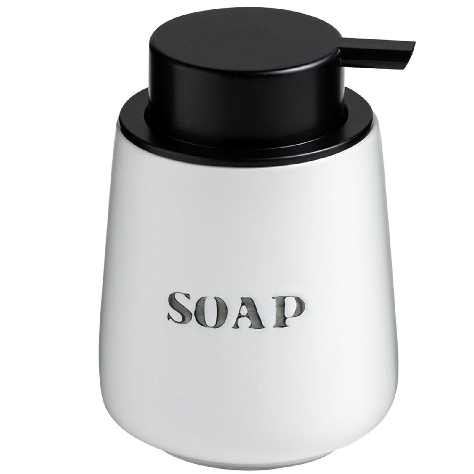 Dispensing Foaming Black Soap Dispenser Ceramic Hand Modern Foam for Bathroom Decoracion Para Cocina