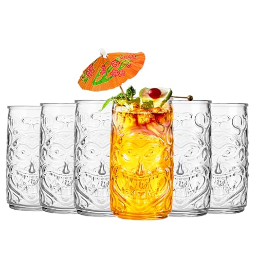 Binsakao Tiki Gläser 6er Set Highballgläser