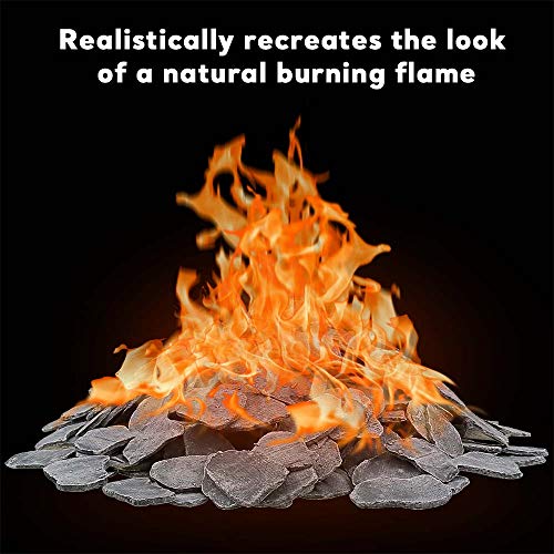 Qulimetal Flaky Lava Rock For Fireplaces Buy Online In El Salvador At Desertcart