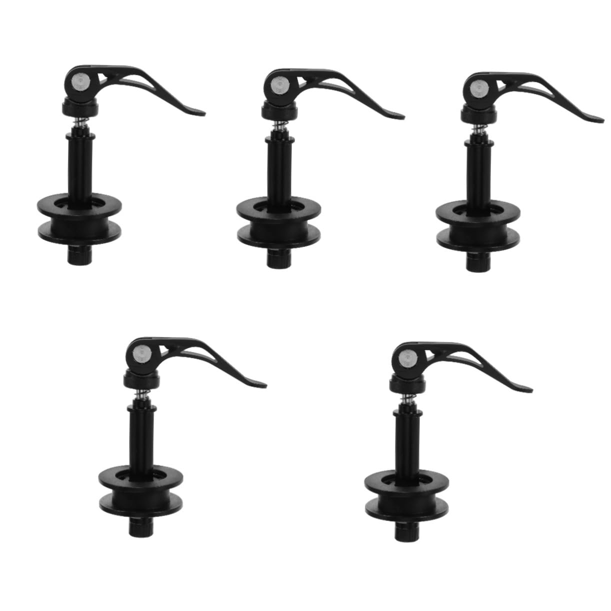 SUPVOX retenue de chaîne broyeur Frein stabilisateur Guidon Conduire serrures Fixateur de chaîne Dispositif de Tension de chaîne régleurs de chaîne de vélos pignon Fixe Plastique Black