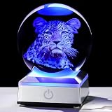 Enjinkail 3D Cheetah Crystal Ball