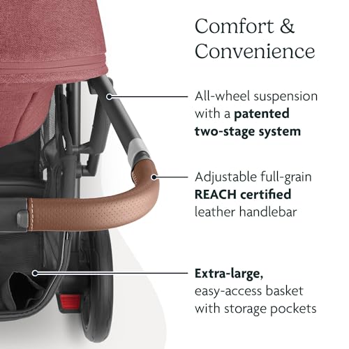 image for UPPAbaby Cruz V2 Stroller/Full-Featured Stroller with Travel System Ca