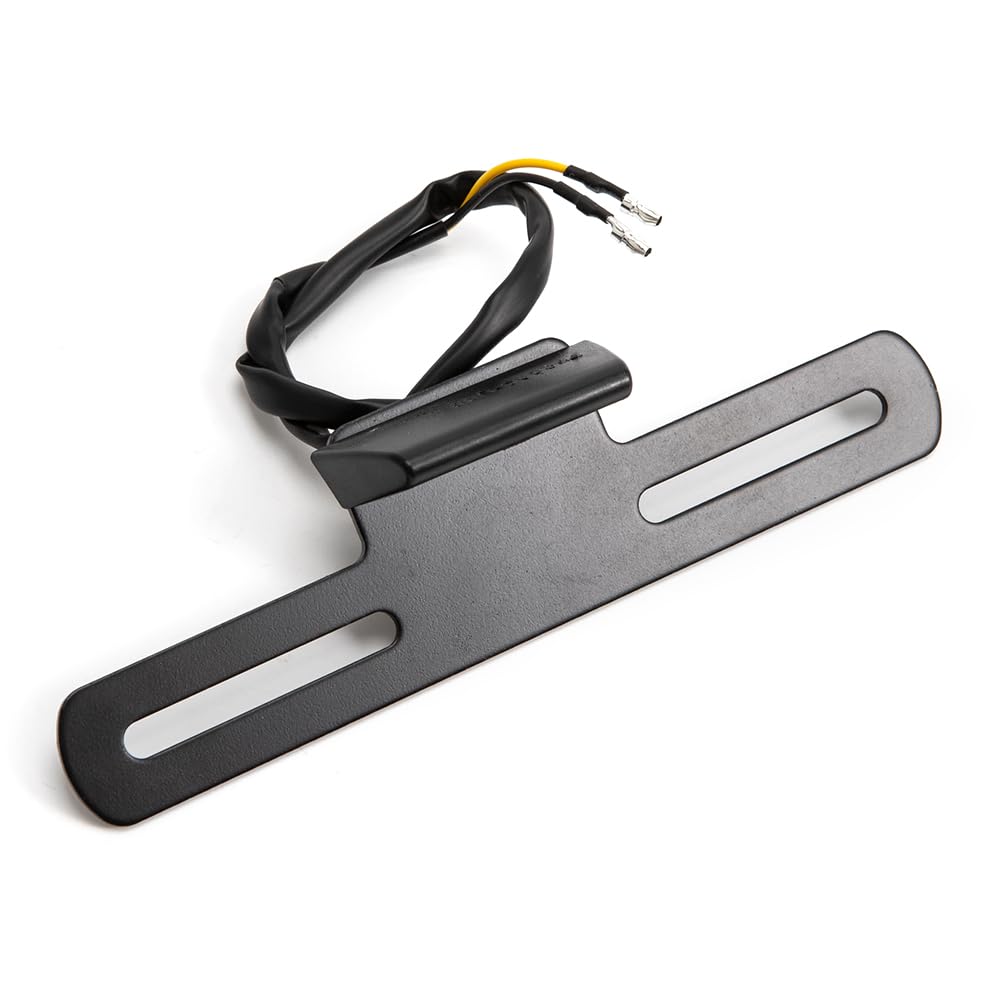 3 LED Luce targa moto con supporto telaio Luce targa posteriore moto Compatibile con cruiser, ATV, scooter, ecc