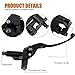 LOCOPOW 7/8” Left Hand Hydraulic Brake Lever Master Cylinder for Chinese 50cc-250cc 110cc 125cc ATV Quad Dirt Mini Bike Moped Tao Tao Coolster Apollo Kazuma Sunl Roketa Lifan Motorcycle