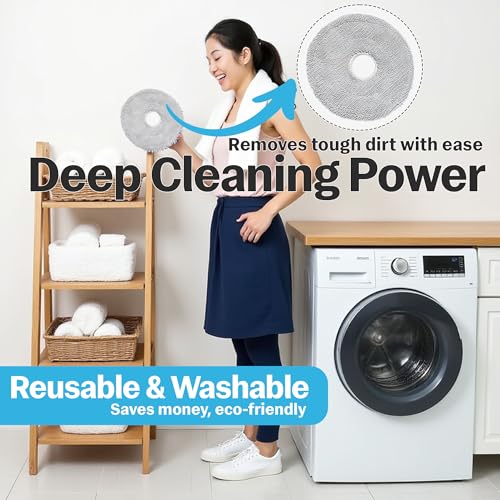 Image of AutoStory 6pcs Replacement Mop Pads for Dreame L10s L20 Ultra L10s Pro Ultra Heat L10 Ultra L10s Pro L10 Prime Xiaomi X10+ S10+ X40 Ultra Robot Vacuum Cleaner,Compatible with Dreametech X30 Ultra