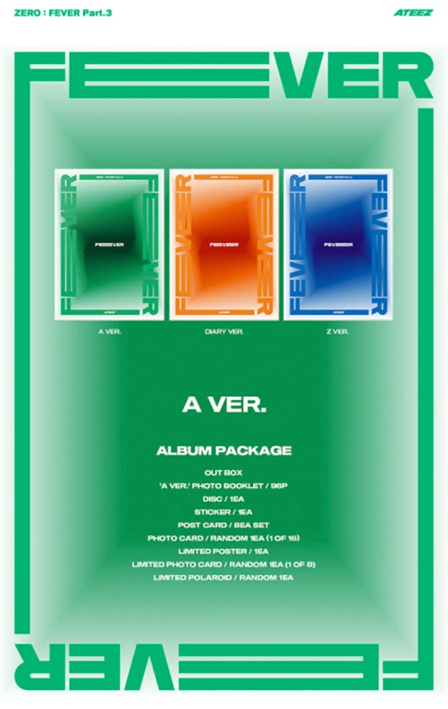 ATEEZ - Zero : Fever Part.3 (7th Mini Album) [A Ver. / Z Ver