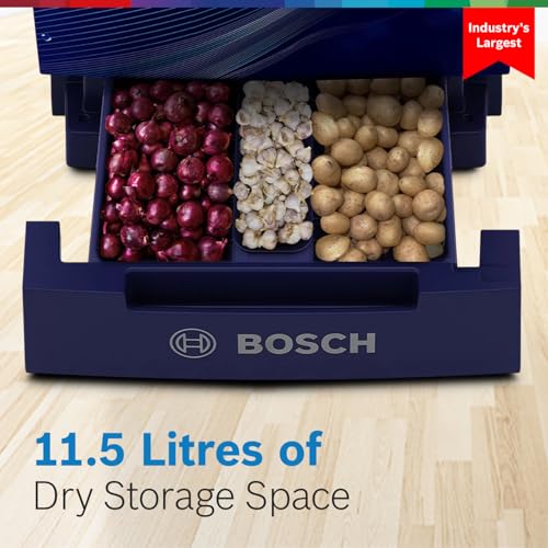 Image of Bosch 187L,4 star,Smart Inverter,Direct-Cool Single Door Refrigerator,Feather Blue(CST18B34PI)|18 Hrs Cooling Retention|Super Freeze|XL Vegetable Box|Everyday Veggie storage|Beverage Space|2.5x Faster