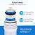 400 GPD Reverse Osmosis Membrane and Housing Kit, Membrane Solutions RO with 3012 Housing Set