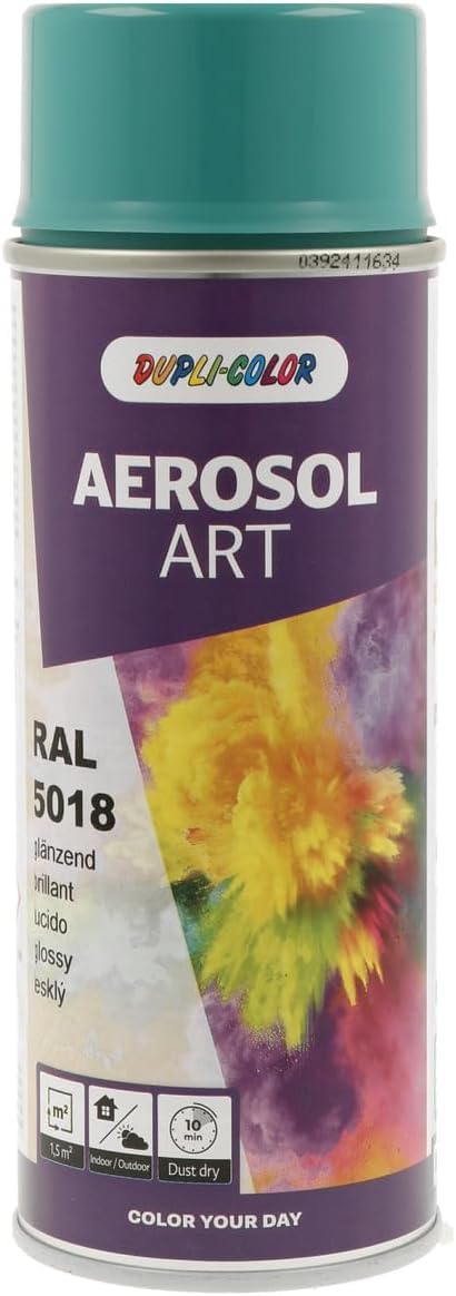 Duplicolor 741173 Spray Aérosol Art RAL 5018, Brillant, 400 ML