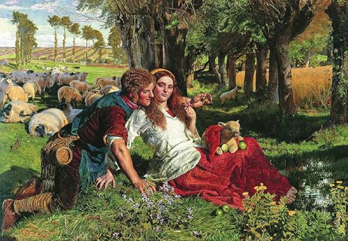 Tableau le berger mercenaire de William Holman Hunt toile 60x90cm