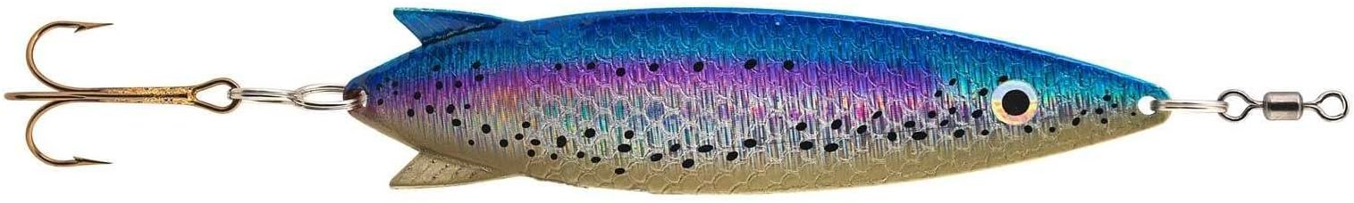 Toby Salmo Lures Silver/Blue Glitter