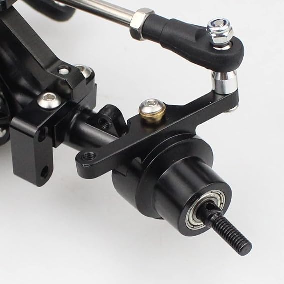 Aluminum Alloy Front Rear Complete Portal Axle CNC Machined for 1:10 RC Crawler for for RC4WD D90 for Yota II Upgrade Parts Modification Accessories (Color : Both)