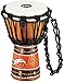 MeinlHDJ5-XXS Mini-djembé en bois tendu par des cordes Série Percussion Headliner Motif python Diamètre 11,4 cm