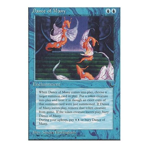 Magic The Gathering - Dance of Many - Chronicles - Single Card - Blue Enchantment Cover