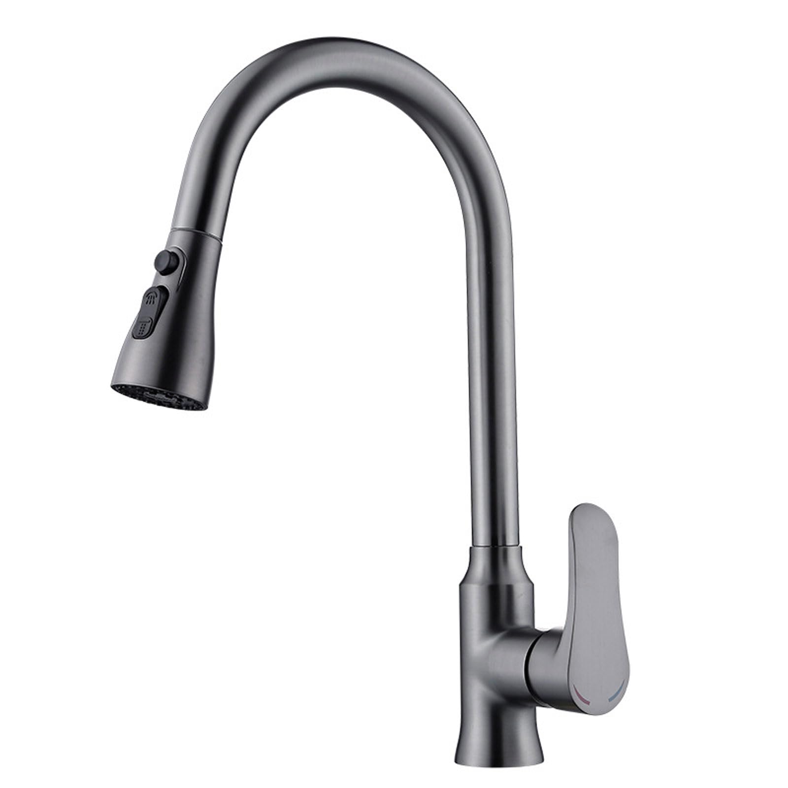 Amazon.co.jp: キッチン 蛇口 混合水栓 ホース式水栓 伸縮ホース