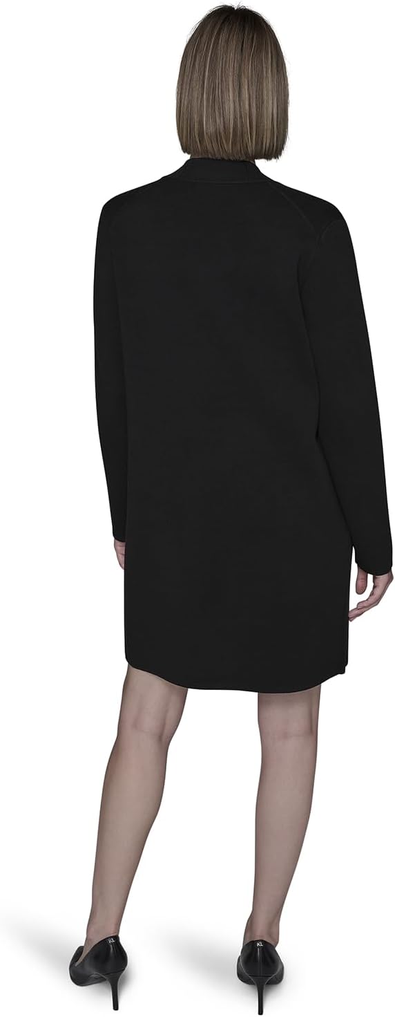 Karl Lagerfeld Womens Long Sleeve Sweater Pockets Essential Cardigan - Image 4