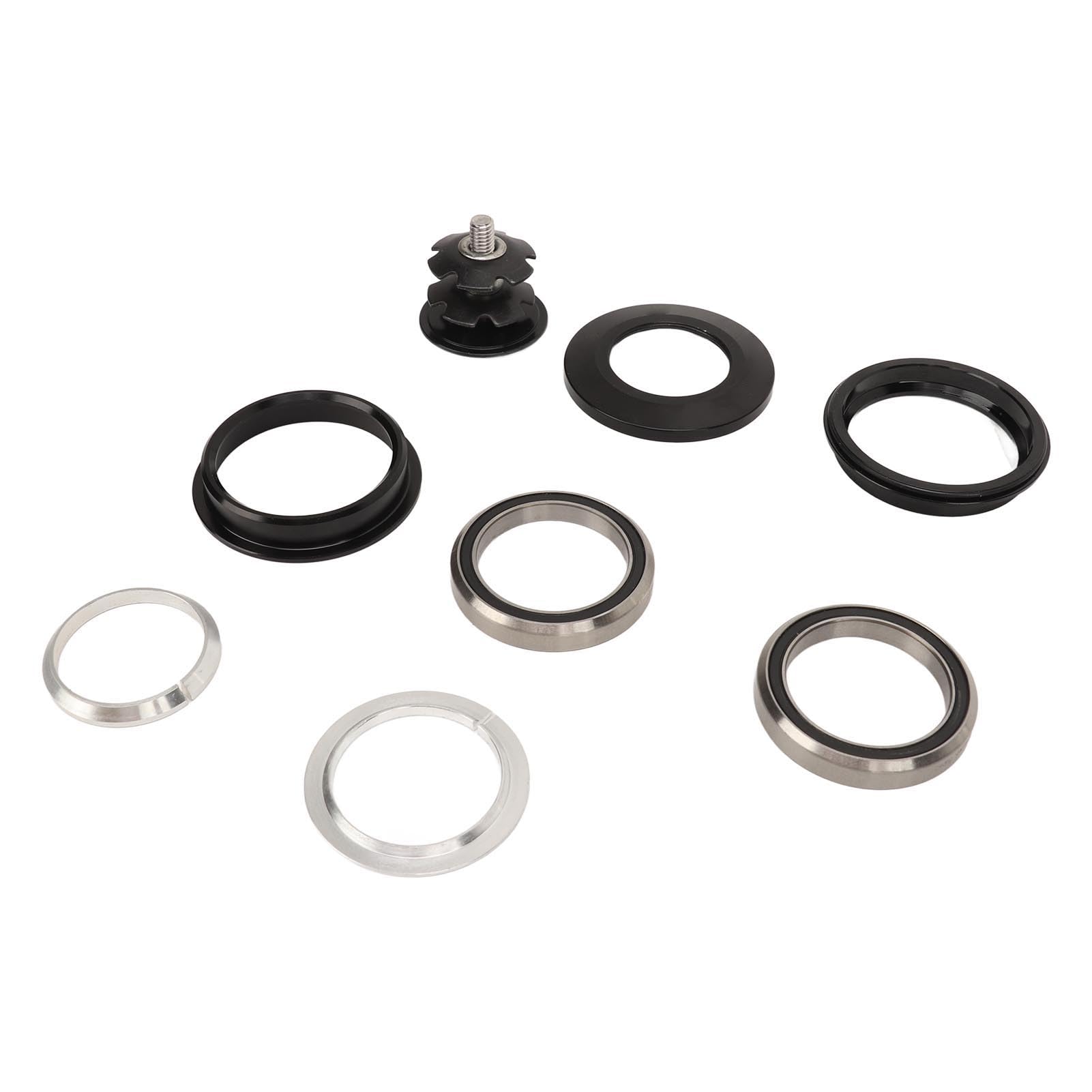 Yuecoom Bike Headset 44mm Aluminium Alloy Sealing Bearing Straight Steerer Fork Recessed Bike Parts Road Bike