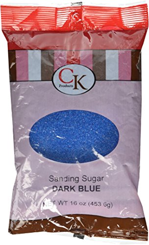 16 oz Sanding Sugar-Dark Blue: 1 Count