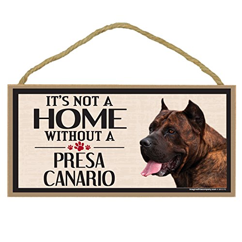 Image of Wood Breed Sign, Presa Canario