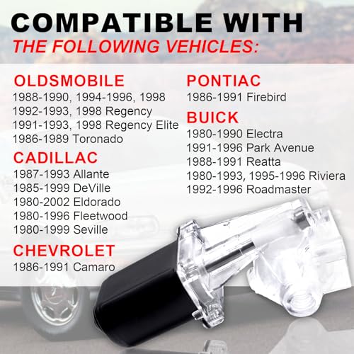Image of 747-000 Trunk Pull-Down Motor for Cadillac, Buick, Olds, Pontiac, Chevy 1980-2002 - Replaces 16889150, 16608837