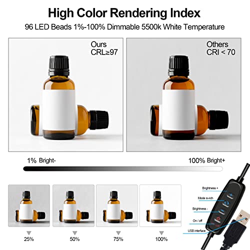 Photo Studio Shooting Tent Box Folding Portable Photography Lighting Studio Lightbox, Puluz Small Light Box With 12 Colors Backdrops For Camera Cell Phone Digitgtal Camera Shooting 9.8"/25Cm #TOP3