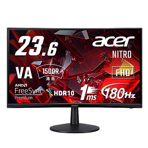 スマホ・タブレット・パソコン acer ACER VG240YSBMIIPFX BLACK Amazon.co.jp: 日本エイサー Acer ゲーミングモニター Nitro