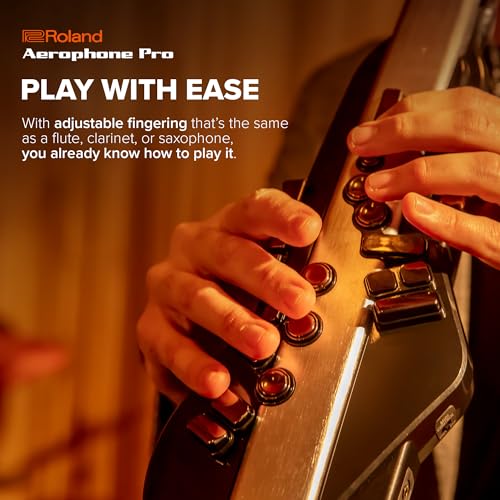 Roland Aerophone Pro Digital Wind Instrument, Professional-Grade with Refined Design, Premium Components, and Advanced Sound Engines (AE-30), Grey, Black - Image 3