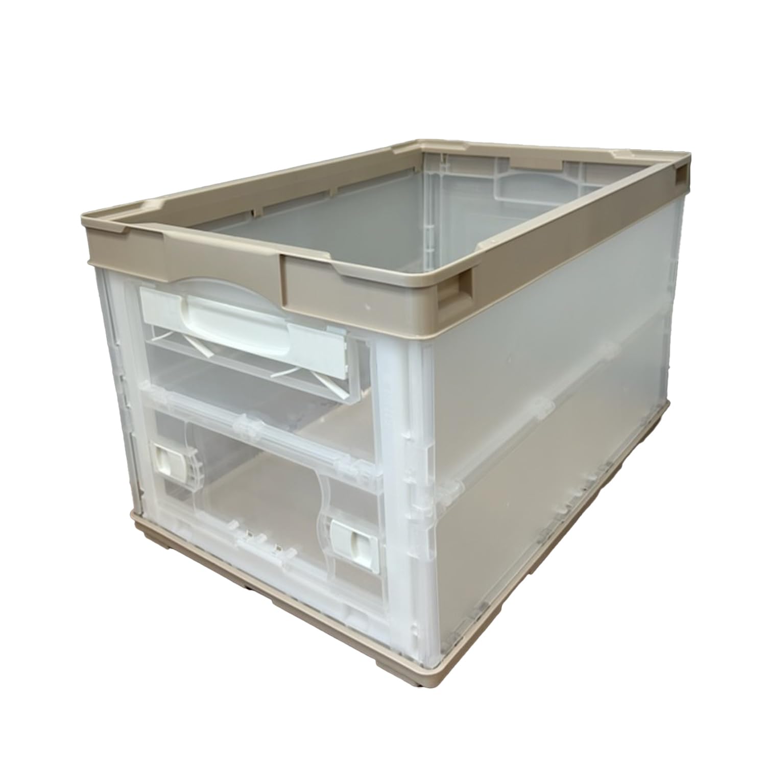 Amazon｜リス 折りたたみコンテナ 50L 収納ボックス (側面