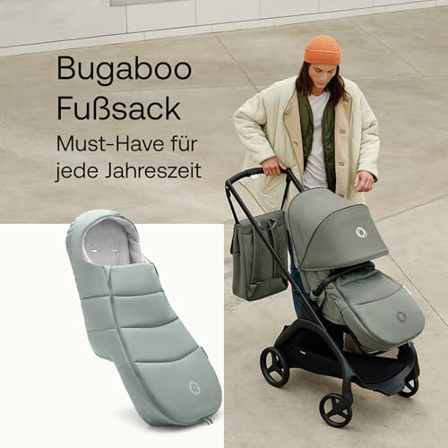 Bugaboo Ganzjahres Fußsack, unverzichtbares Kinderwagen-Zubehör für Jede Jahreszeit, wasserdichter und atmungsaktiver Fußwärmer, Pine Green – Ansicht 2
