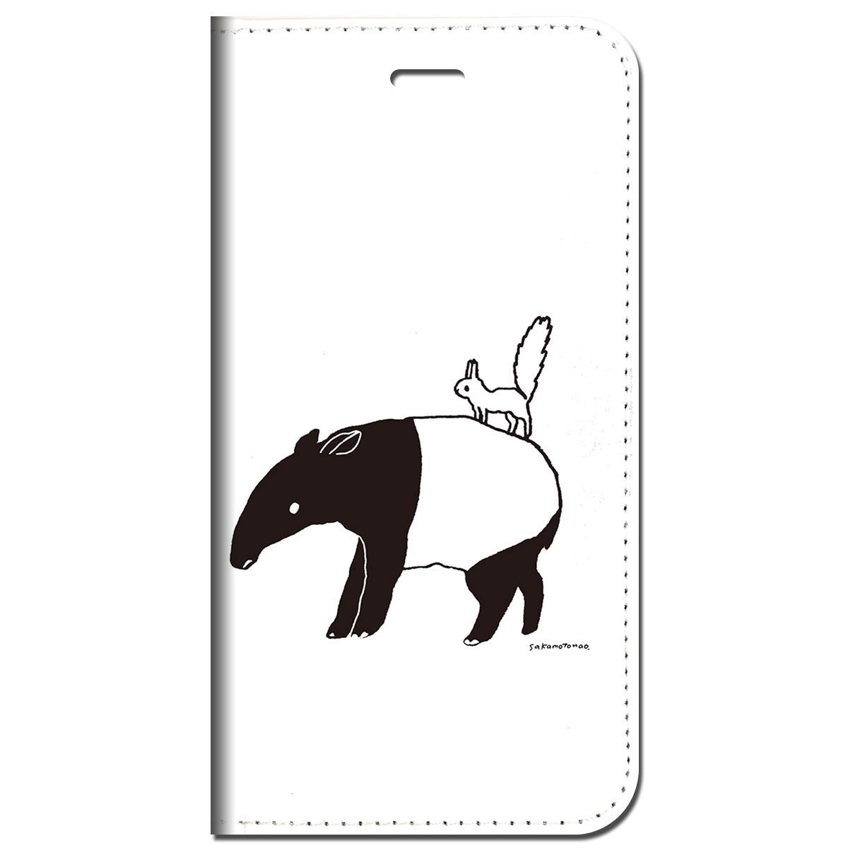 Amazon.co.jp: iPhone6 / iPhone6s 専用 手帳型ケース アリクイとリス 