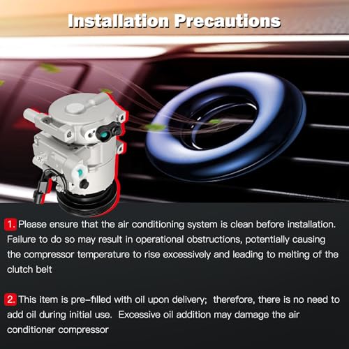 Image of CCIYU AC Compressor w /Clutch for Kia Spectra5 2.0L 2007-2009