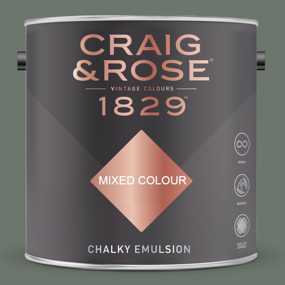 Paint Stop CRAIG & ROSE 1829 CHALKY EMULSION PULLMAN GREEN 2.5L