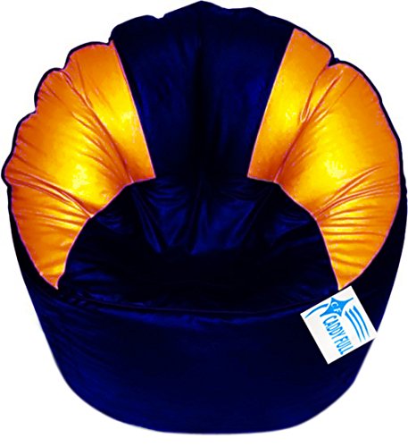 Image of XXXL Muddha Chair Without Beans (Blue and Orange)