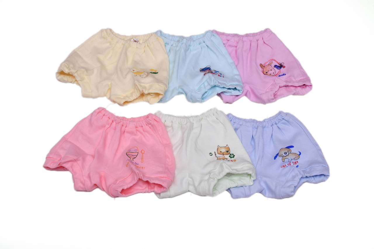 Jojo Baby Unisex Cotton Drawer Pack of 12(Light Color) Jojo Baby Unisex Cotton Drawer Pack of 12(Light Color)